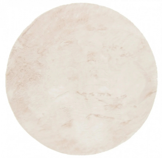 Rond vloerkleed 'Aranga Super Soft' - Beige