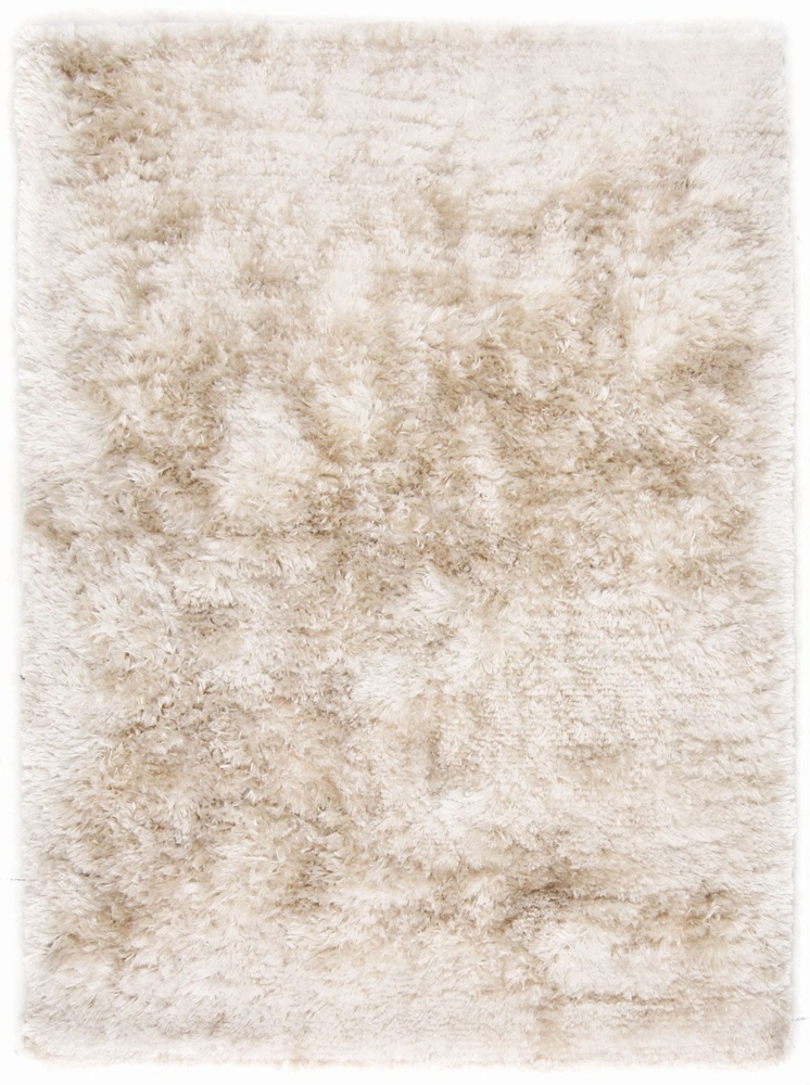 Hoogpolig vloerkleed 'Janjira' - Off-white