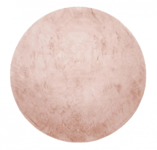 Rond tapijt 'Aranga Super Soft Fur' - Roze