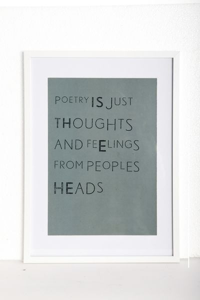 Schilderij 'Poetry'