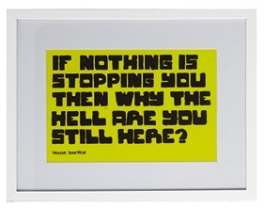 Schilderij 'If Nothing is Stopping..'