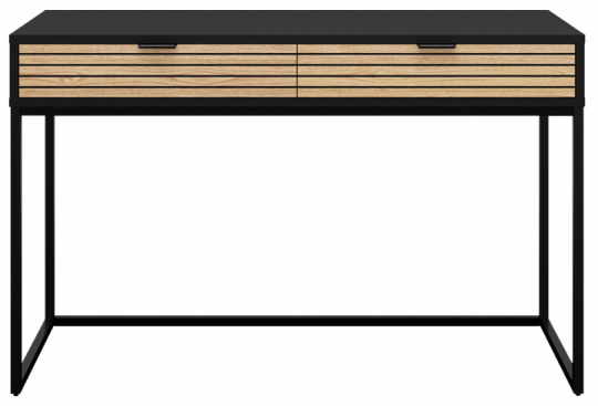 Bureau 'Line' - Eik/Zwart