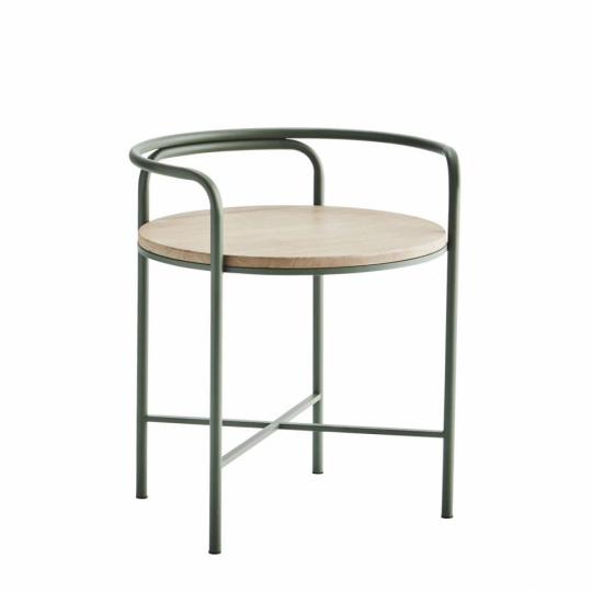 Stoel 'Iron' 50cm - Groen/natuur