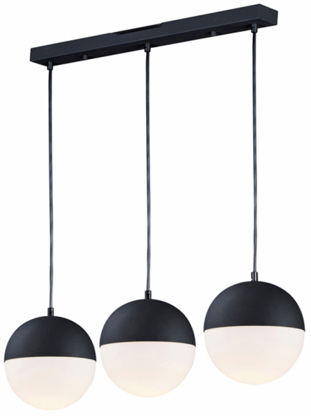 Hanglamp 'Glob' X3 - Zwart