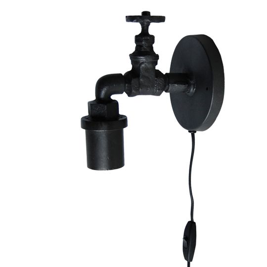 Wandlamp 'Albini' - IJzer/Vintage