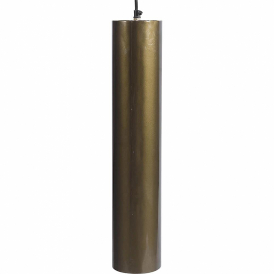 Plafondlamp 'Jonah' Cilinder L - Antiek Messing