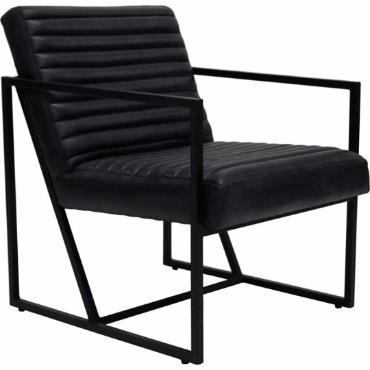 Lounge stoel 'Tender' - Zwart