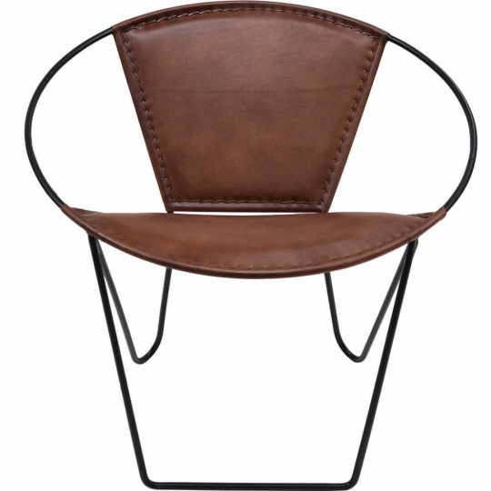 Lounge stoel 'Dalton' - Bruin