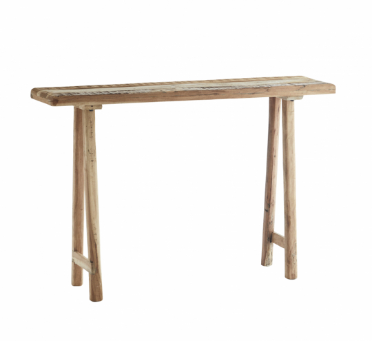 Bijzettafel 'Recycled' - Natuurlijk/gerecycled hout