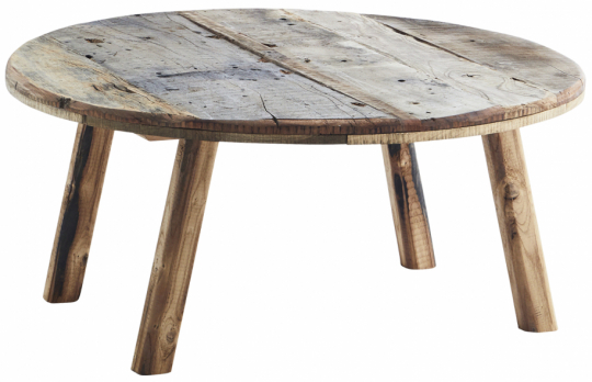 Bijzettafel 'Wooden' - Natuurlijk