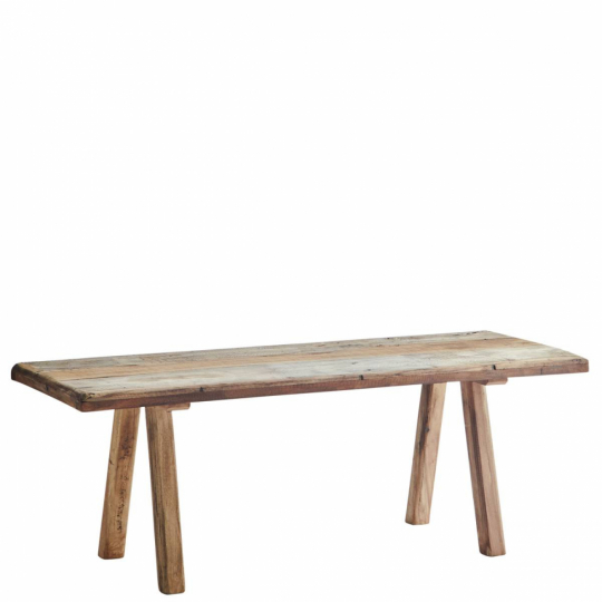 Houten bank 'Recycled' - Natuurlijk/gerecycled hout