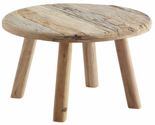 Bijzettafel 'Wooden Coffee Table' - Natuurlijk