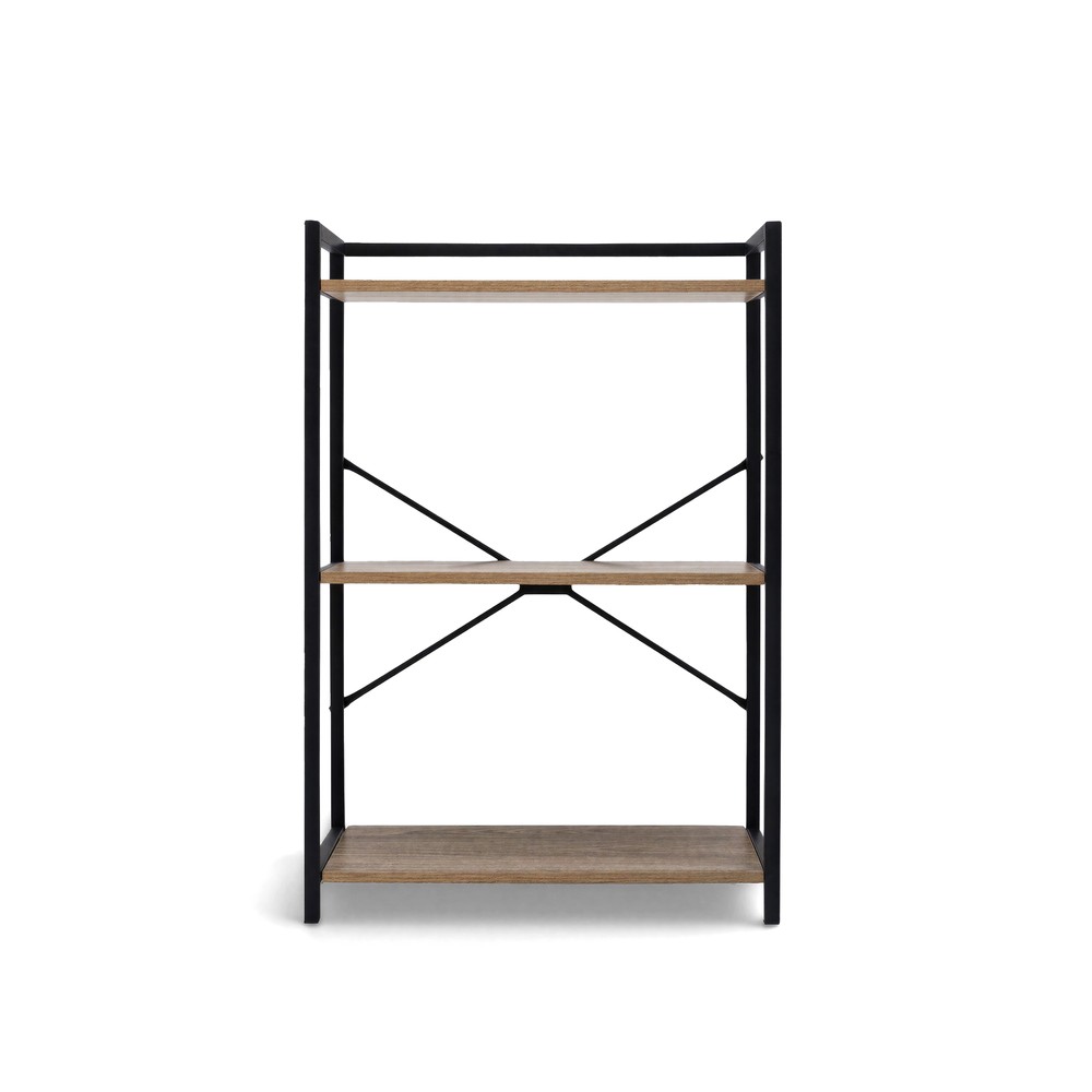 Plank 'Tre' - Zwart/Hout