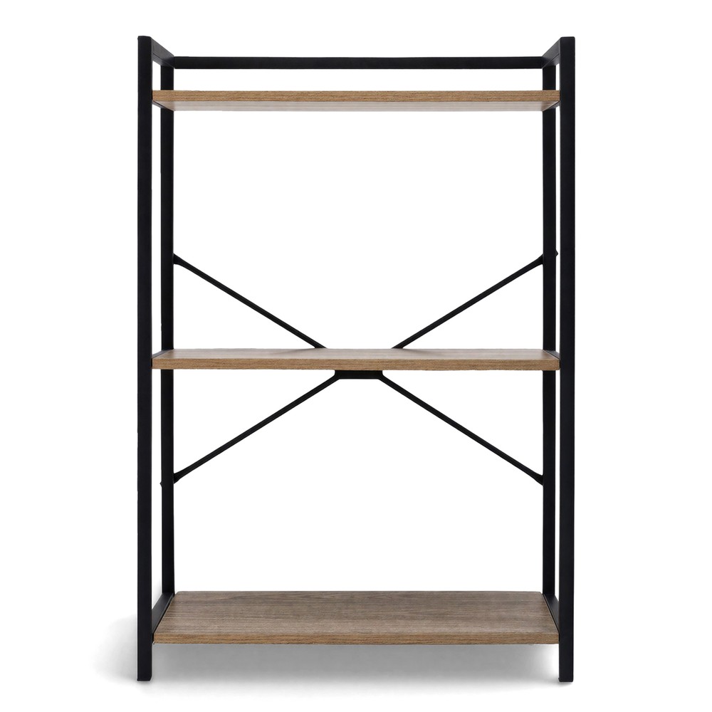 Plank 'Tre' - Zwart/Hout