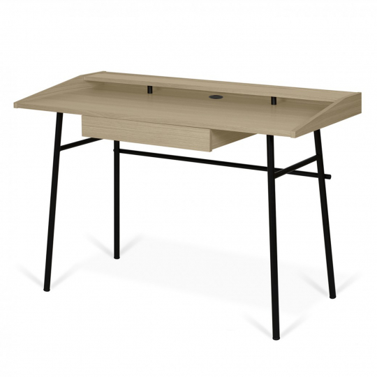 Bureau 'Punt' - Eik/Zwart