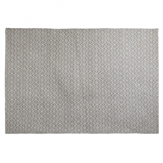Vloerkleed 'Cozy Luxury' 60x90cm - Grijs/Wit