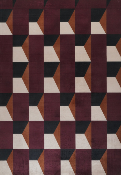 Tapijt 'Valora' - Rood/Paars