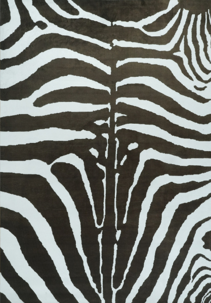 Tapijt 'Marovi' - Bruin/Wit