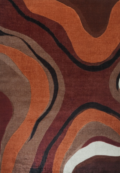 Tapijt 'Marionae' - Rood/Multi