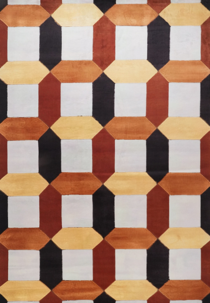 Vloerkleed 'Oralia' - Wit/Multikleur