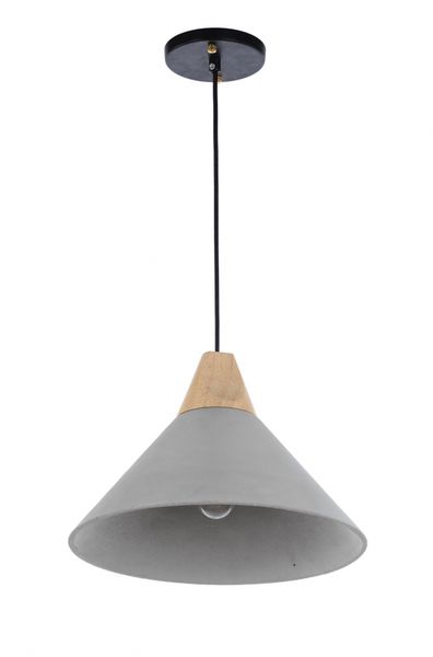 Hanglamp 'Morris' - Hout/Cement
