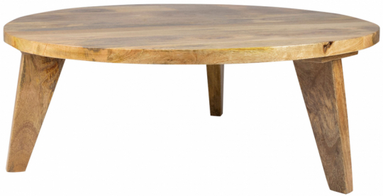 Salontafel Vintage Rond 80cm - Natuur