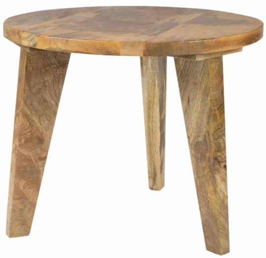 Salontafel 'Vintage' Rond 50cm - Natuur