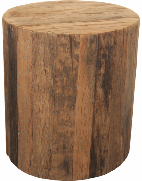 Rond bijzettafel Vintage - Hout
