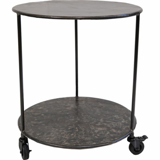 Bijzettafel 'Monaco' Rond 60cm - Platina