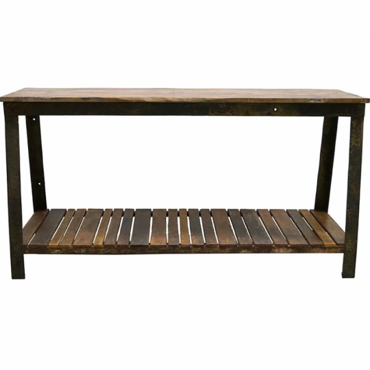 Rustieke houten tafel 'Rama' - Hout
