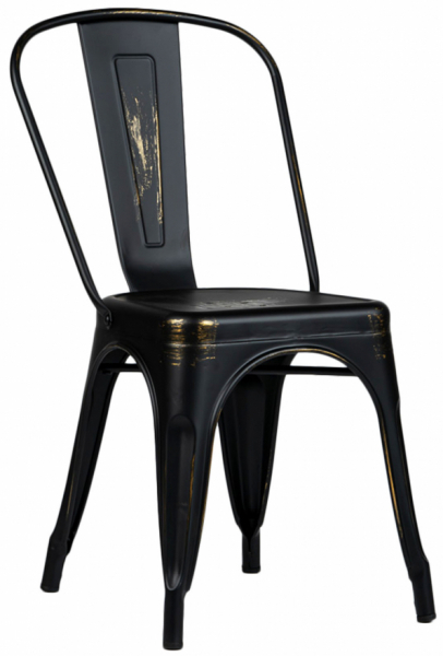 Stoel 'Montmartre' - Vintage zwart