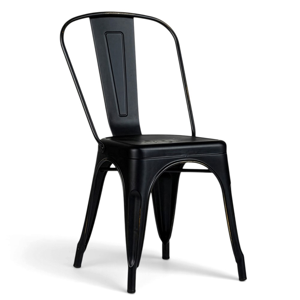 Stoel 'Montmartre' - Vintage zwart