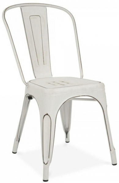 Stoel 'Montmartre' - Vintage wit