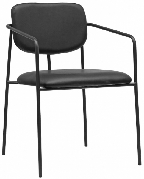 Armstoel 'Ebba' - Zwart