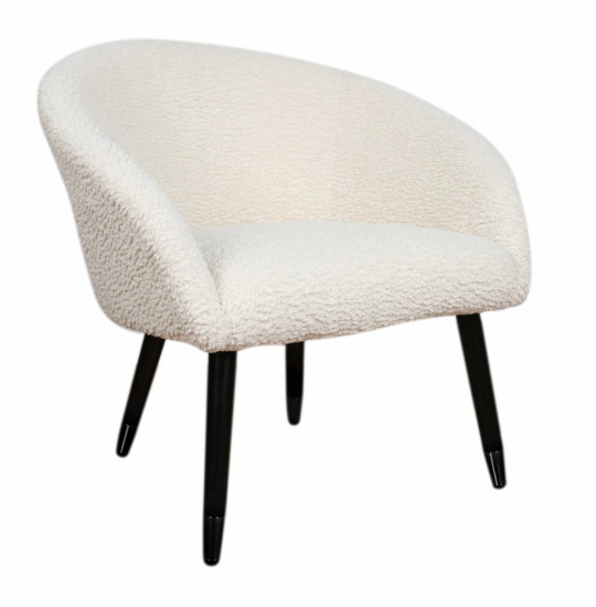 Fauteuil 'Puffy' - Wit/Teddy