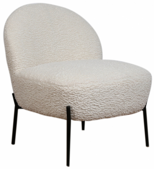 Fauteuil 'Gori' - Wit/Teddy