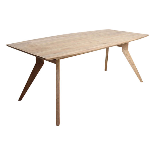 Eettafel 'Studio' 240x100cm - Licht hout