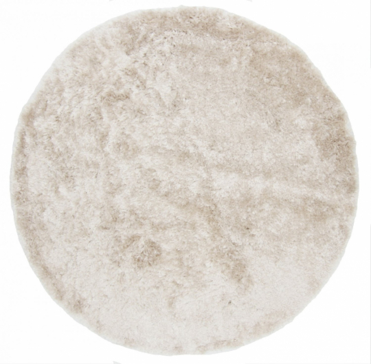 Rond kleed 'Janjira' 200cm - Offwhite