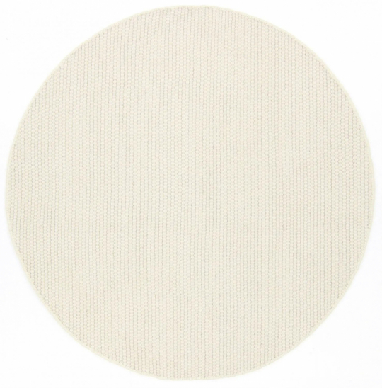 Ronde mat 'Coastal' 300cm - Cream