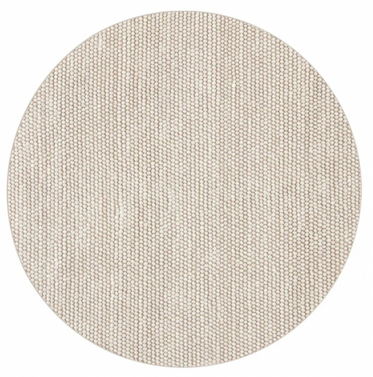 Rond tapijt 'Avafors' 240cm - Beige