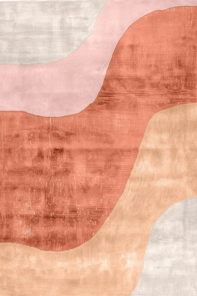 Wilton tapijt 'Barcelona' 240x340cm - Champagne/Oranje