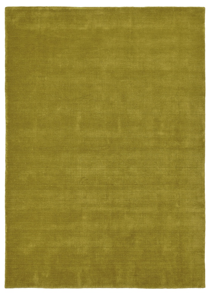 Wollen vloerkleed 'Rozen Handloom Wool Premium' - Groen