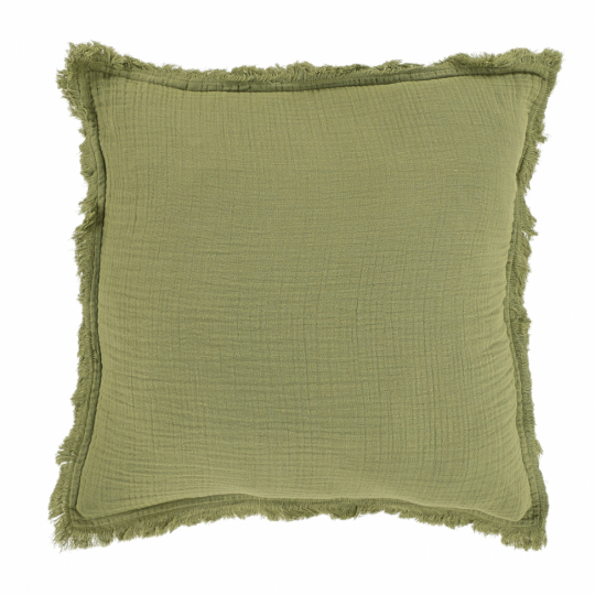 Kussenhoes 'Dorena' 45x45cm - Groen