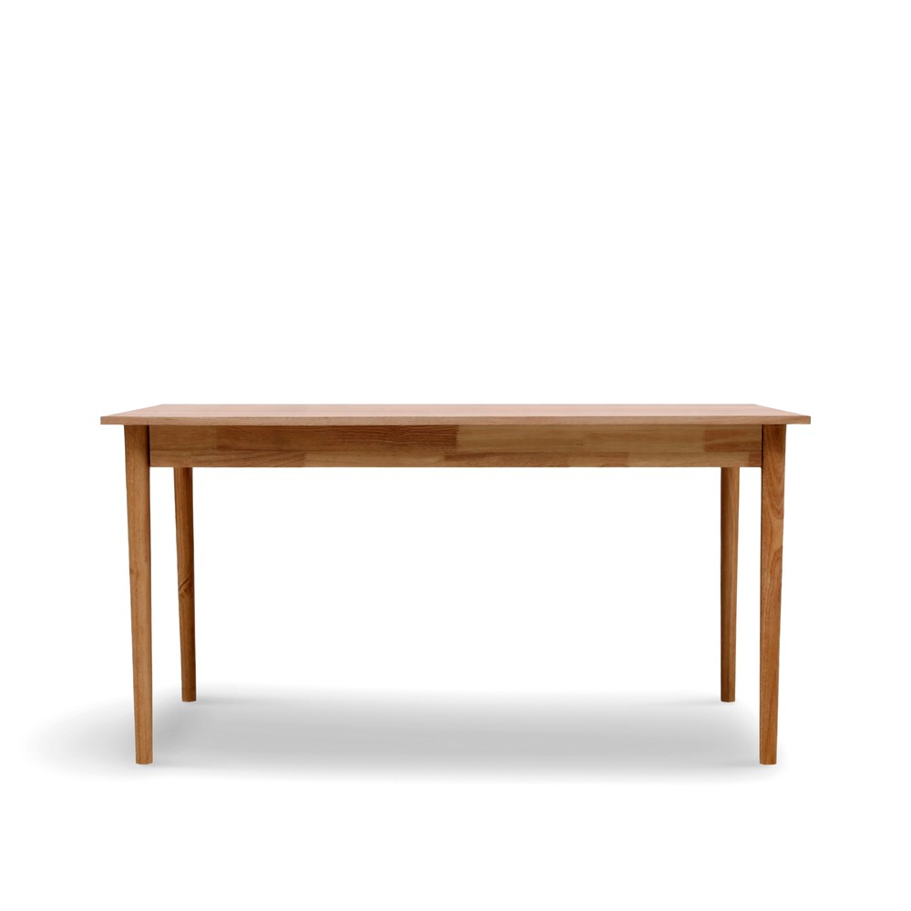 Eettafel 'Fager' 135cm - Wit gepigmenteerd