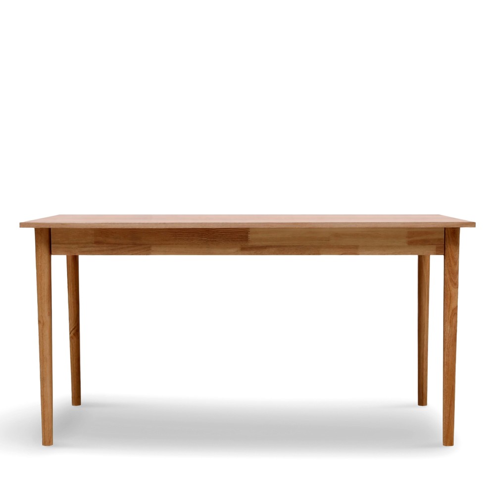 Eettafel 'Fager' 135cm - Wit gepigmenteerd