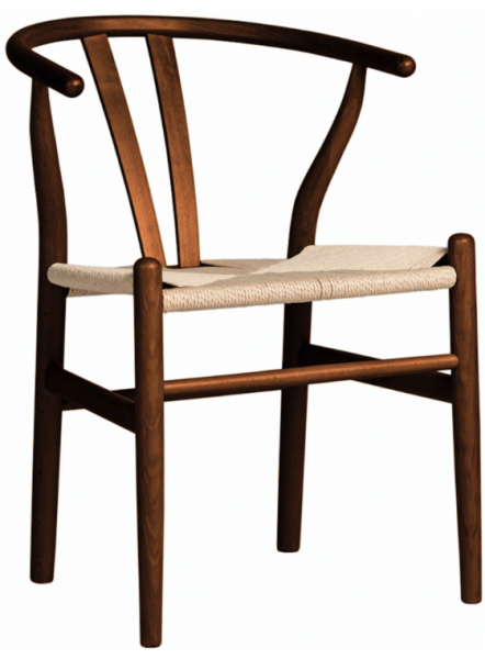Stoel 'Alta' - Walnoot/Beige