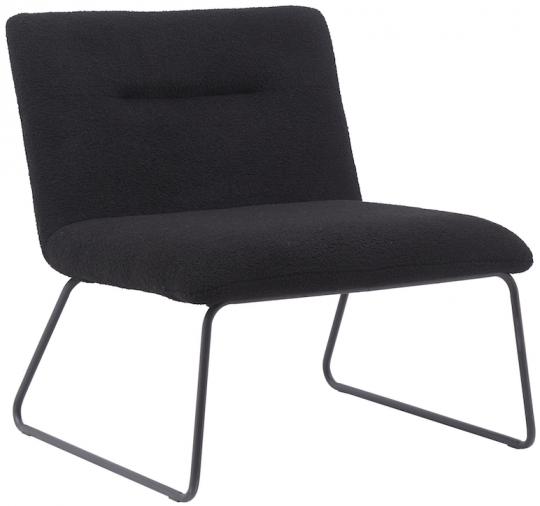 Fauteuil 'Chelsea' - Zwart/Teddy