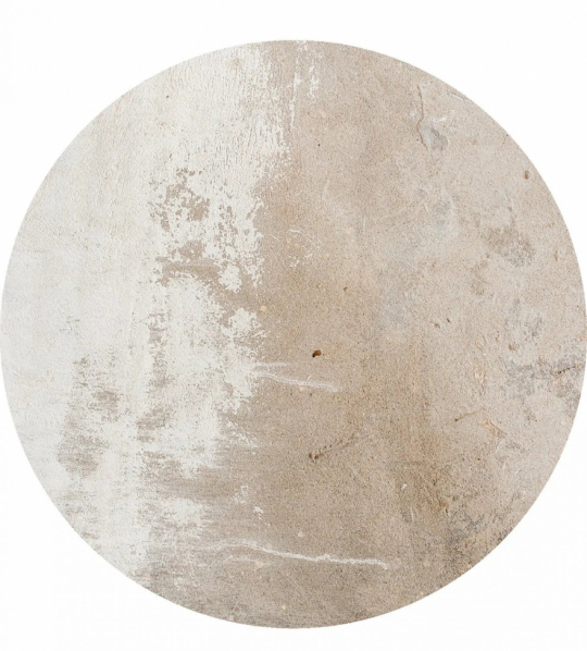 Ronde tapijt 'Bornos' 290cm - Beige/Grijs