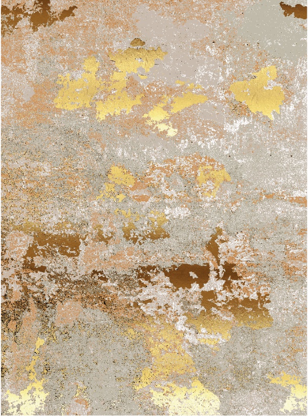 Wilton tapijt 'Elena' 240x340cm - Beige/Goud