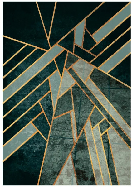 Wiltonmatta 'Amasra' 200x280cm - Groen